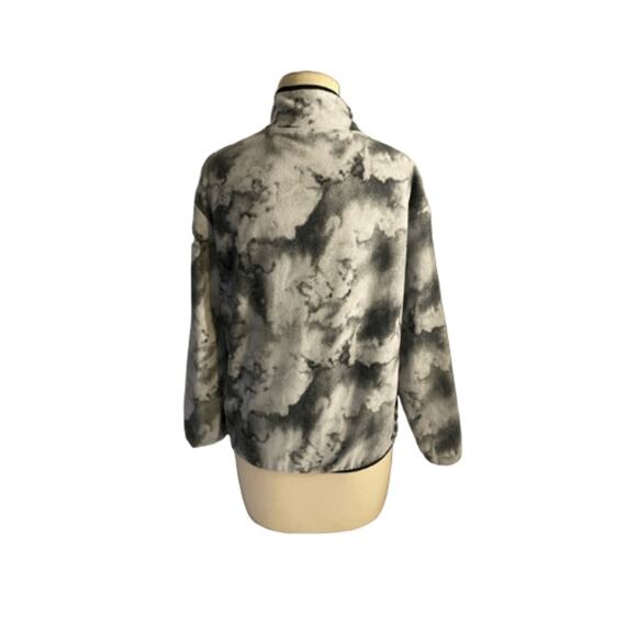 Soft Tie-Dye Fleece Quarter Zip Pullover No Boundaries S (3–5) - Picture 5 of 5